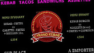 Cyrano Kebab menu