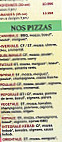 Allo Pizza Pronto menu