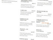 La Piazza menu