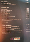 Le Burger menu