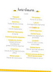 La Cantine Libanaise menu