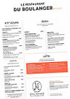 Eric Kayser menu