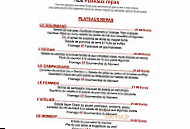 L'atelier Du Boucher menu