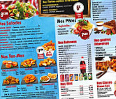 Paloma Pizza menu