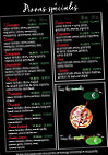 Hola Pizza menu