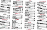 China One menu