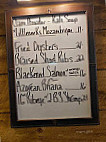 End Zone Sports Pub menu