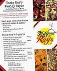 Tasty Ray's menu