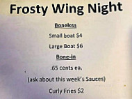 Frosty Trete menu