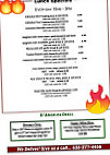 D Angelos Pizza menu