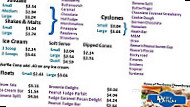 Dairy Delight menu