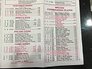 China King menu