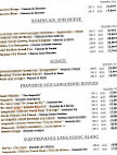 Comptoir 113 menu