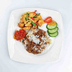 Nasi Ayam/daging Goreng Kunyit food