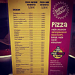 Pauli Pizza menu