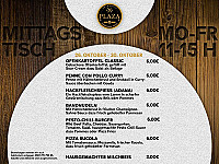 Plaza menu