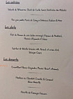 La Goguette menu