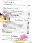 Café De La Paix menu