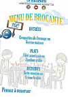 Le Gaucher menu