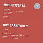 L'Elephant d'Argent menu