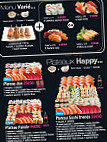 Happy Sushi menu