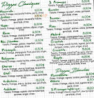 Pizza Flo menu