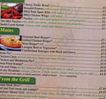 The Holly Tree menu