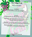 Village Grill menu