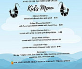 Jinks Creek Waterfront Grille menu