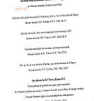 La Parfumerie menu