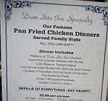 Dam Site Inn menu