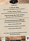 Le Grand Vertois menu