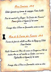 La Croisee Des Terroirs menu