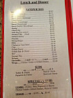 Roberta's Country Kitchen menu