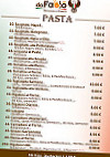 E Pizzeria Da Fabio menu