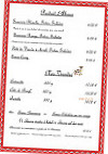 Auberge Du Vern menu