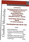 Moosbräu menu