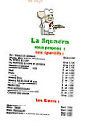 La Baroque menu