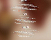 Le Tonnelier menu