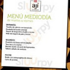 Ají menu