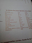 Asien Palast menu