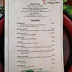 Gasthof Hopfenblüte menu