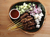 Satay Kajang Sampan Ori food