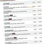 Le Kiosque à Pizzas menu