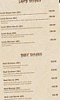 Khanna Indian menu