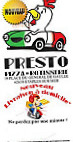 Presto menu