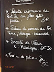 Le Courson menu