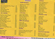 Curry Up Non Stop Indian Food Truck menu