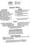 Mama's Oyster House menu