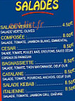 Pizza Tic-tac menu